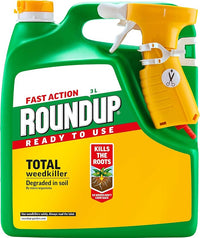 Roundup Fast Action Weedkiller RTU - 3L