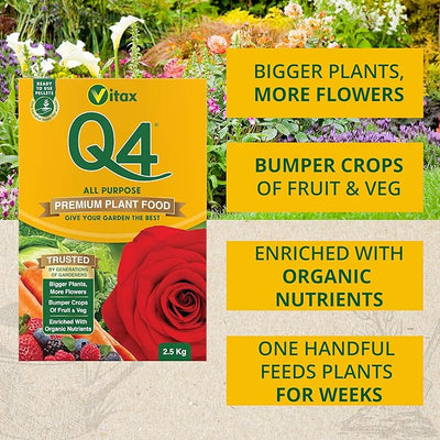 Vitax Q4 Fertiliser 2.5kg