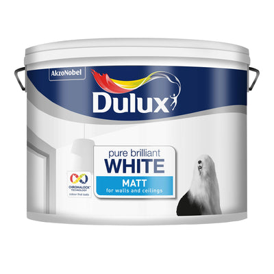 Dulux Matt Paint, 10 L - White, 500006