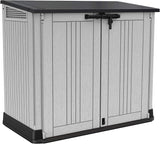 Keter Store It Out Nova Outdoor Storage Shed, Light Grey & Dark Grey, 880L Capacity