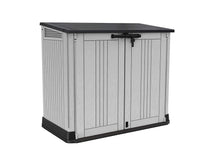 Keter Store It Out Nova Outdoor Storage Shed, Light Grey & Dark Grey, 880L Capacity