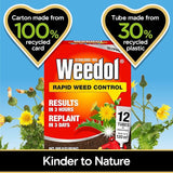 Weedol Rapid Concentrate Tubes (6 Pack)