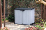 Keter Store It Out Nova Outdoor Storage Shed, Light Grey & Dark Grey, 880L Capacity