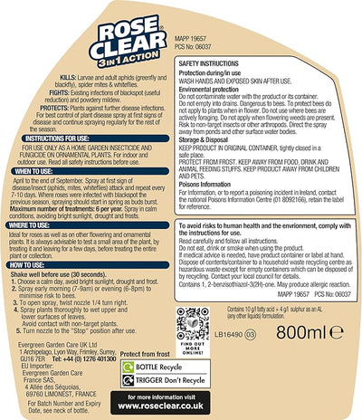 RoseClear 3-in-1 Plant Protection - 800ml