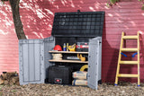 Keter Store It Out Nova Outdoor Storage Shed, Light Grey & Dark Grey, 880L Capacity