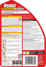 Weedol Rapid Weedkiller with Manual Sprayer, 3L