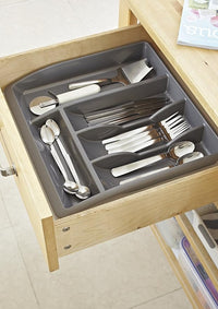 Addis Black Drawer Organiser with 5 Compartments