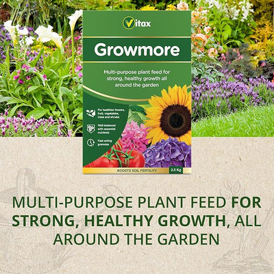 Vitax Growmore Fertiliser, 2.5kg