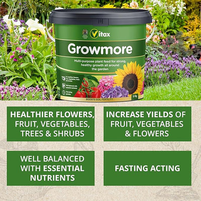 Vitax Growmore Fertiliser, 5kg