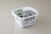 Addis Square Laundry Basket, White, 24L