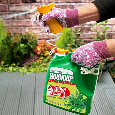 Roundup Speed Ultra Weedkiller, Glyphosate-Free - 3L