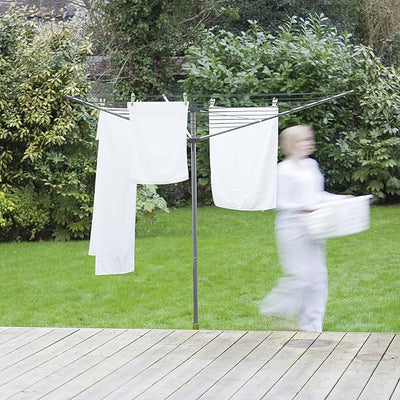 Addis 3-Arm Rotary Washing Line, Grey