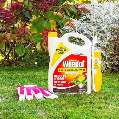 Weedol Rapid Weedkiller with Power Sprayer, 5L