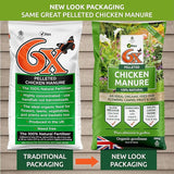 6X Strength Pelleted Chicken Manure 20kg