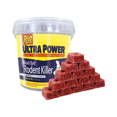 The Big Cheese® Ultra Power Block Bait Rodent Killer 15 X 20G