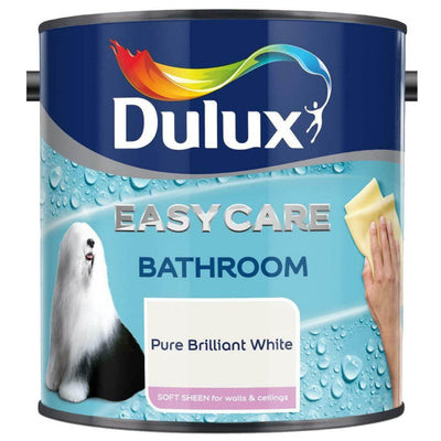 Dulux® Easycare Pure brilliant white Soft sheen Emulsion paint, 1L