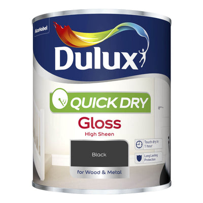 Dulux® Quick-dry Gloss Pure Brilliant White 750ml