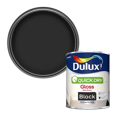 Dulux® Quick-dry Gloss Pure Brilliant White 750ml