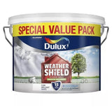 Dulux® Weathershield Smooth Pure Brilliant White Masonry Paint 7.5L