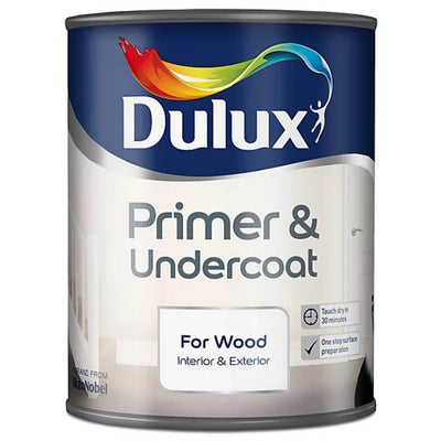 Dulux® Wood White Wood Primer & Undercoat, 750ml