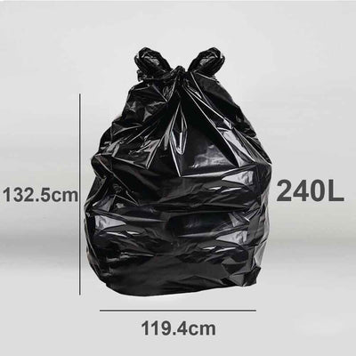 Ecobag® 10 Wheelie Bin Liners Black