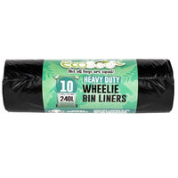 Ecobag® 10 Wheelie Bin Liners Black