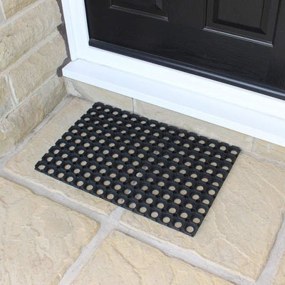 JVL® Rondo Rubber Ring Door Mat 40x60cm