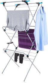 Minky® 3 Tier Plus Airer with 21 m Drying Space Silver