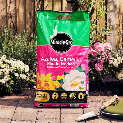 Miracle-Gro® Premium Azalea, Camellia & Rhododendron Ericaceous Compost 40 Litres