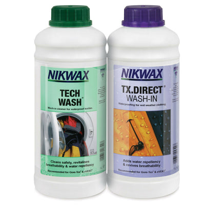 Nikwax® Twin Pack Tech Wash & TX.Direct 1L