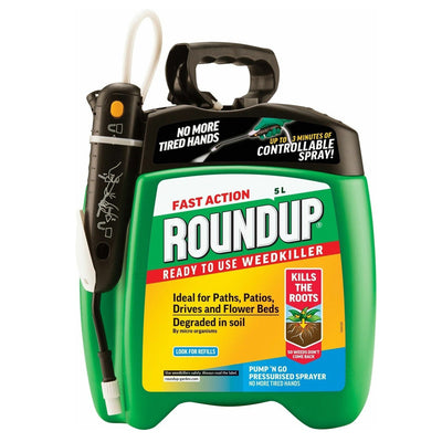 Roundup® Fast Action Ready to Use Weedkiller Pump ‘n Go 5L