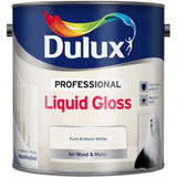 Dulux Professional Liquid Gloss Paint, Pure Brilliant White, 2.5L