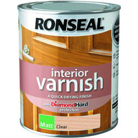 Ronseal Interior Varnish Matt Clear 750ml