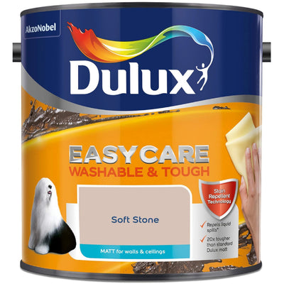 Dulux Easycare Washable Matt Emulsion, Soft Stone, 2.5L