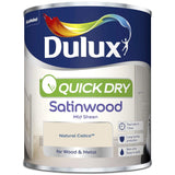 Dulux Quick Dry Satinwood Paint, Natural Calico, 750ml