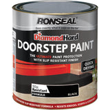 Ronseal Diamond Hard Doorstep Paint, Black, 250ml