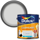 Dulux Easycare Matt, Polished Pebble, 2.5L & Harris Brushes, 5-Pack