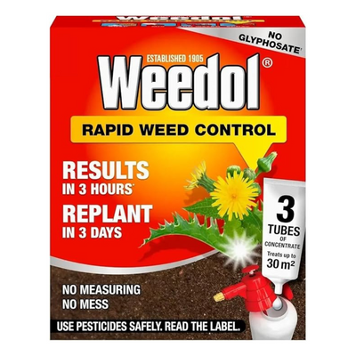 Weedol Rapid Concentrate 3 Tubes x6