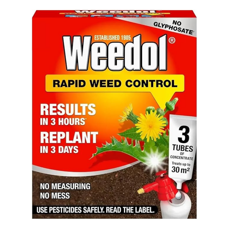 Weedol Rapid Concentrate 3 Tubes x6