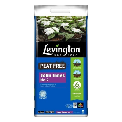 Levington Peat Free John Innes No.2 Compost, 10L