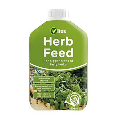 Vitax Liquid Herb Feed 500ml - Makes 112 Litres of Feed