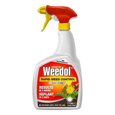 Weedol Rapid Weedkiller, Ready To Use, 1L