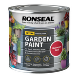 Ronseal Garden Paint, Moroccan Red, 250ml