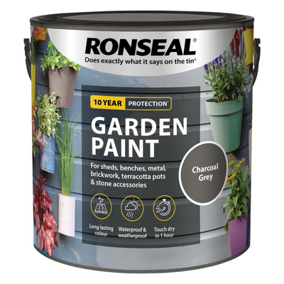 Ronseal Garden Paint Charcoal Grey 2.5L