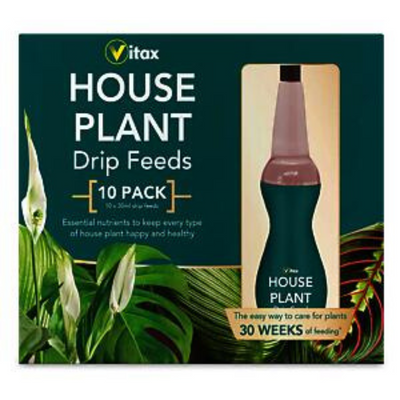 Vitax House Plant Drip Feeder, 30ml x 10