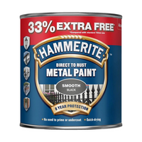 Hammerite Black Metal Paint 1L – Smooth