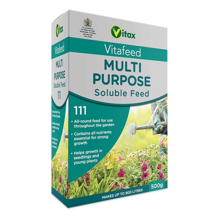 Vitax Vitafeed Multipurpose Feed Soluble Fertiliser, 500g