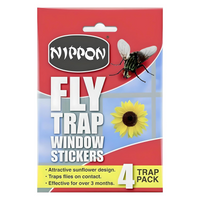 Vitax Nippon Fly Trap Window Stickers (Pack of 4)