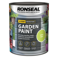 Ronseal Garden Paint Lime Zest 750ml