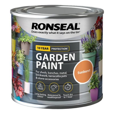 Ronseal Garden Paint, Sunburst, 250ml